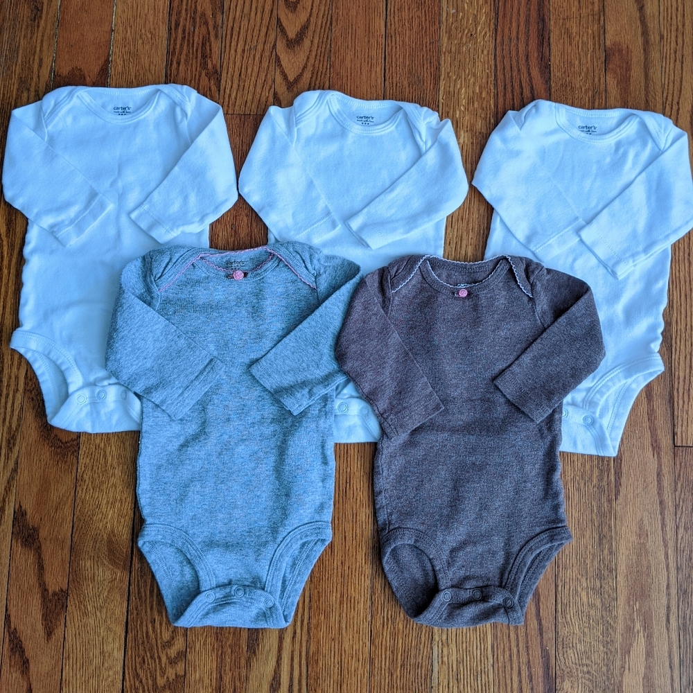 3m Carter's Baby Girl's onesies bodysuits